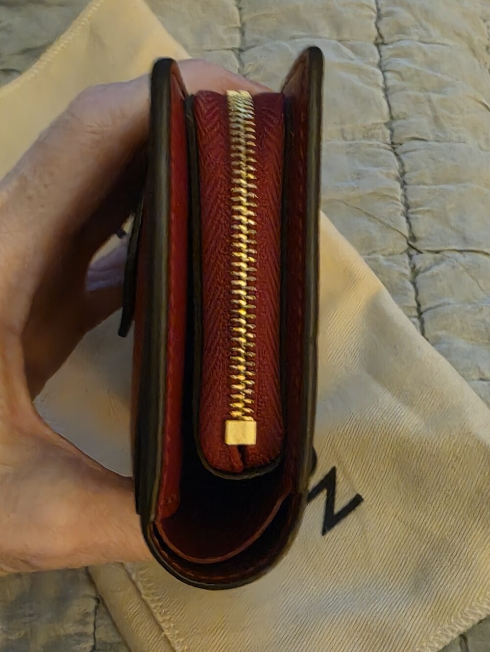 Louis Vuitton 2021 fuchsia and monogram Juliette wallet - Picture 10 of 14